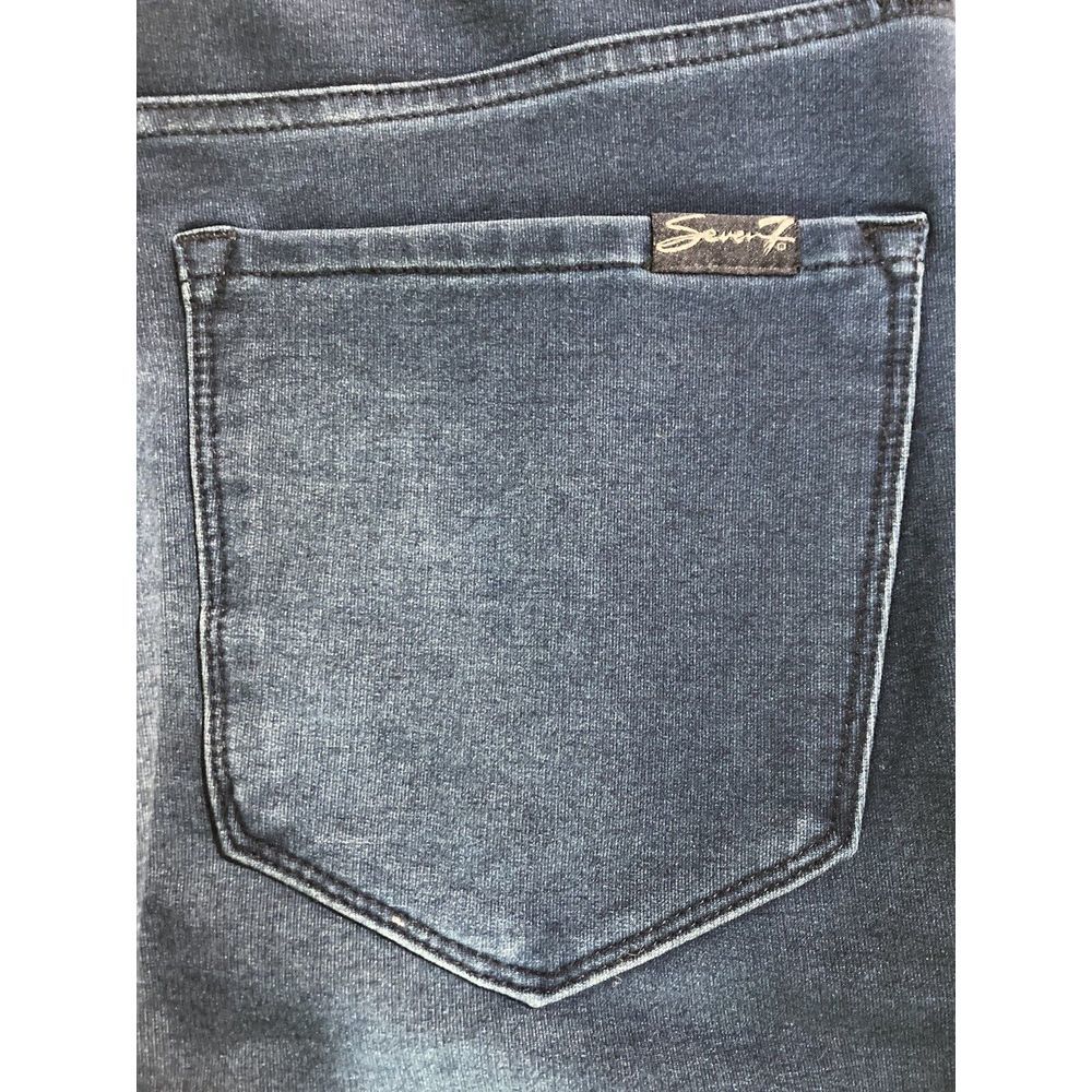 Seven7 Womens Blue Denim Skinny Fit Legging Jeans Size 8 (30x28.5 Measured) - Picture 9 of 16